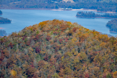 Lake behind mountain Lake behind mountain