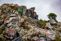 Bell Mountain graffiti rocks