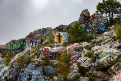 Bell mountain graffiti rocks