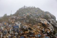 Clouds envelop Bell Mountain Clouds envelop Bell Mountain