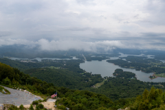 Bell Mountain looking down at Chatuge Lake