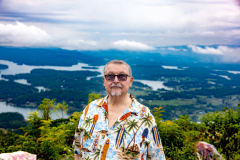 The Man looks at Bell Mountain The Man looks at Bell Mountain