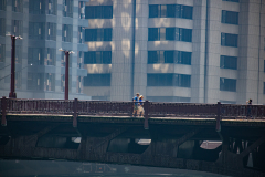 Walking the bridge Walking the bridge