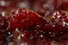 Cranberry sauce macro