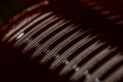 Macro cranberry sauce