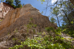 Protruding Canyon walls