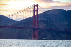 Golden Gate Bridge with Birds Golden Gate Bridge with Birds