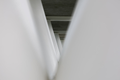 Through the supports Through the supports