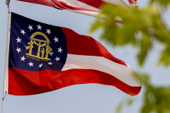 Georgia state flag Georgia state flag