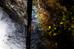 Rainbow in waterfall at Tallulah Gorge Rainbow in waterfall at Tallulah Gorge