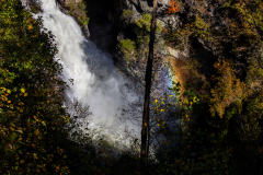 Rainbow in waterfall at Tallulah Gorge Rainbow in waterfall at Tallulah Gorge