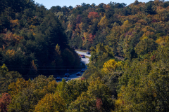 Highway into Tallulah Gorge Highway into Tallulah Gorge
