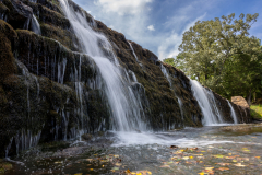 Long exposure dam waterfall Long exposure dam waterfall