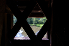Watson mill bridge window Watson mill bridge window
