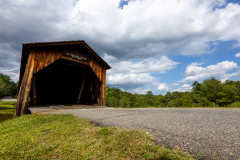 Side low angle entrance of Watson mill bridge Side low angle entrance of Watson mill bridge